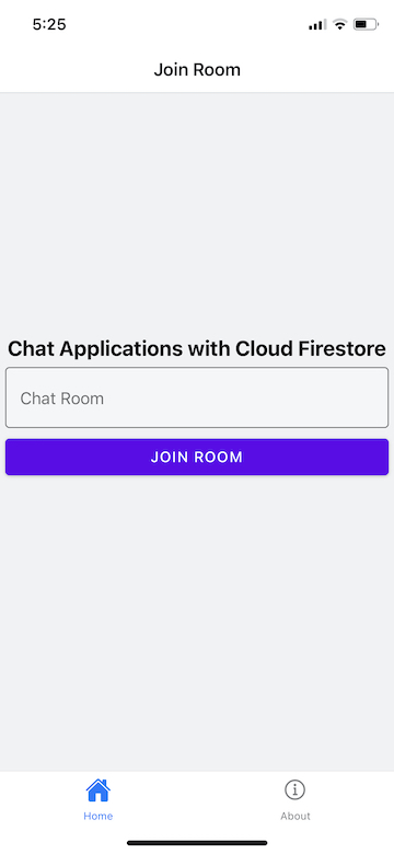 firestore-realtime-chat-mobile-screenshot